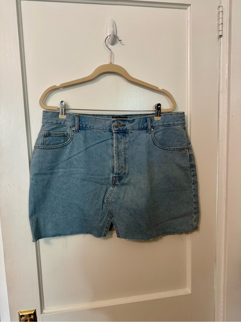 ASOS Light Blue Denim Mini Skirt